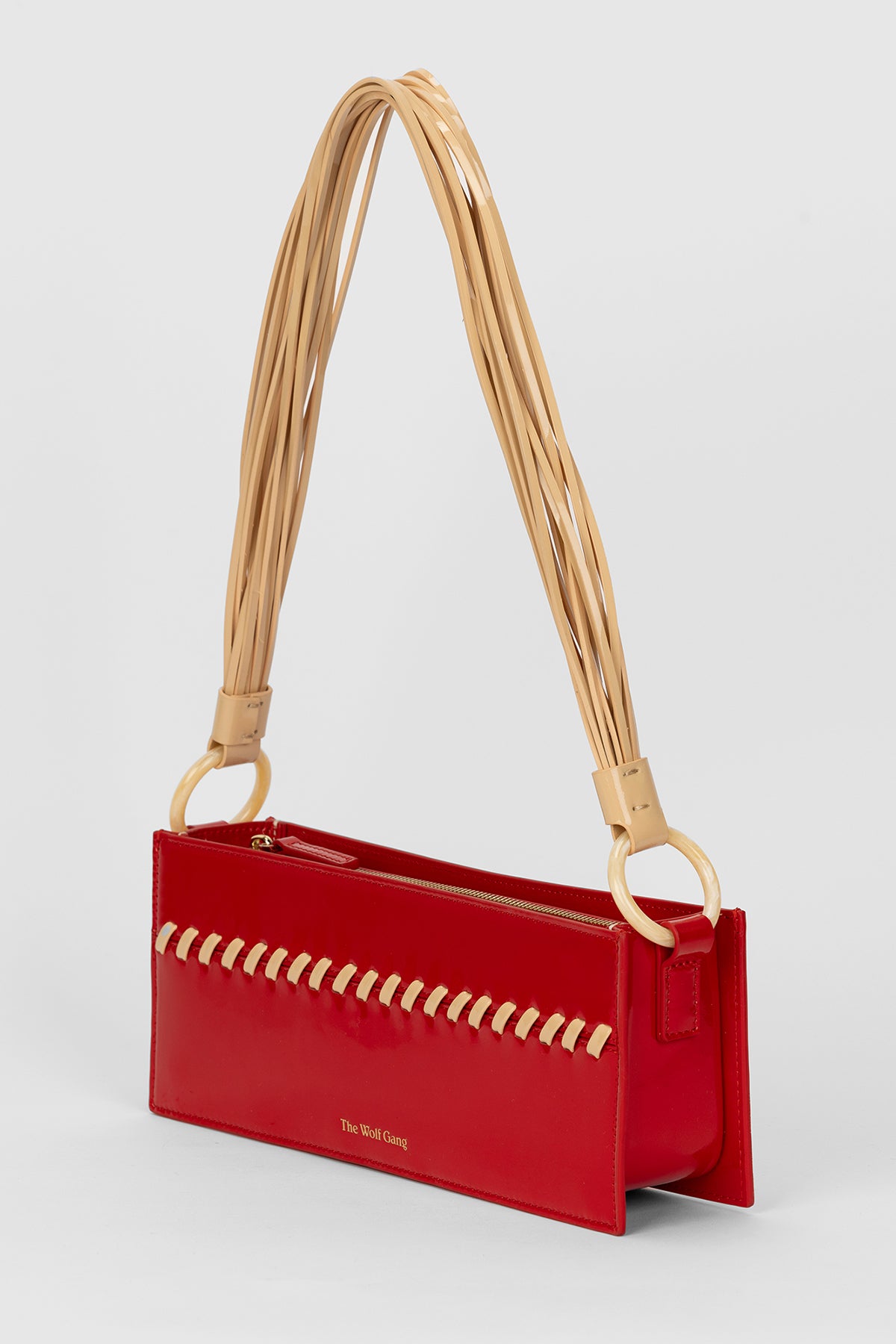 Ida Whipstitch Shoulder Bag - Dahlia