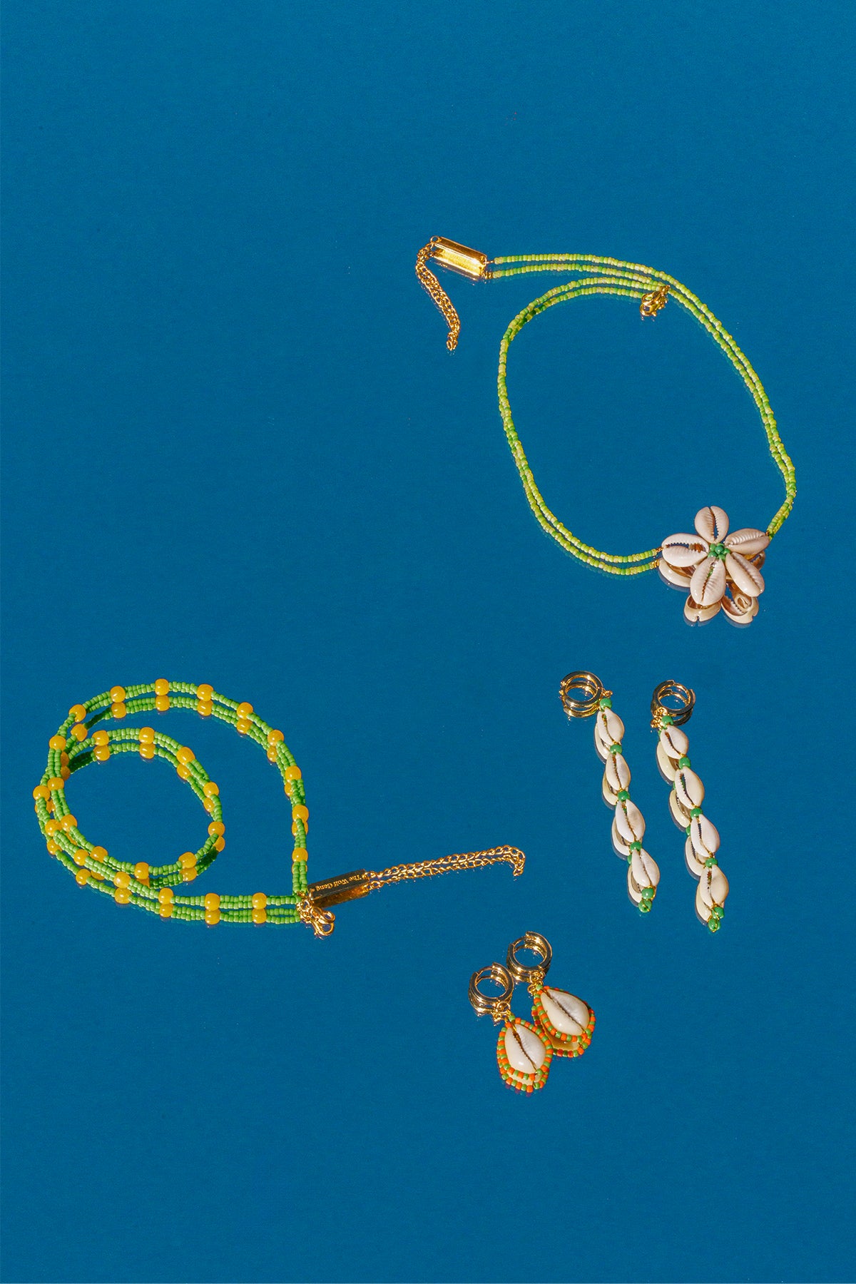 Flores Necklace - Lime