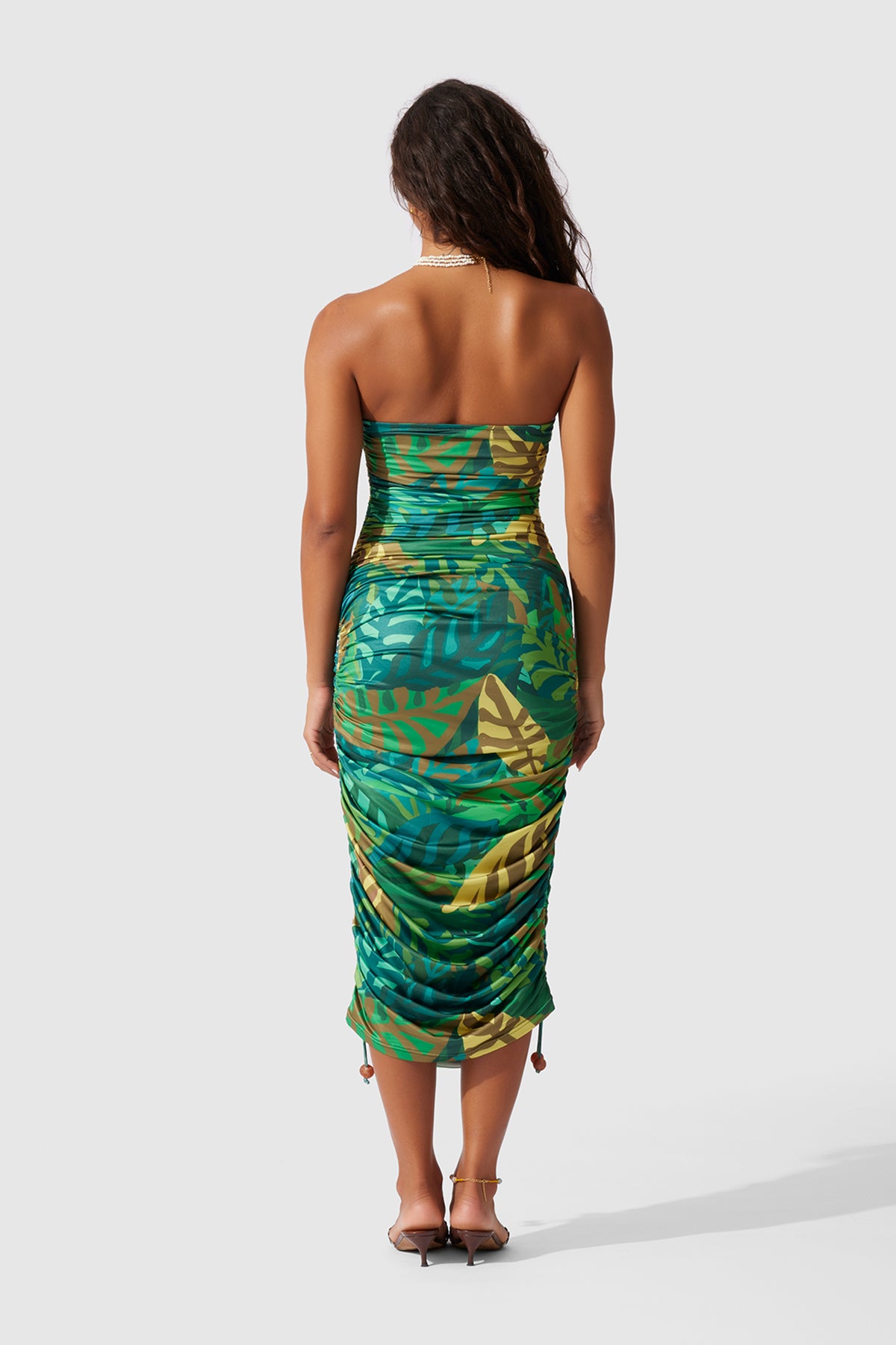Palma Tube Dress - Foliage