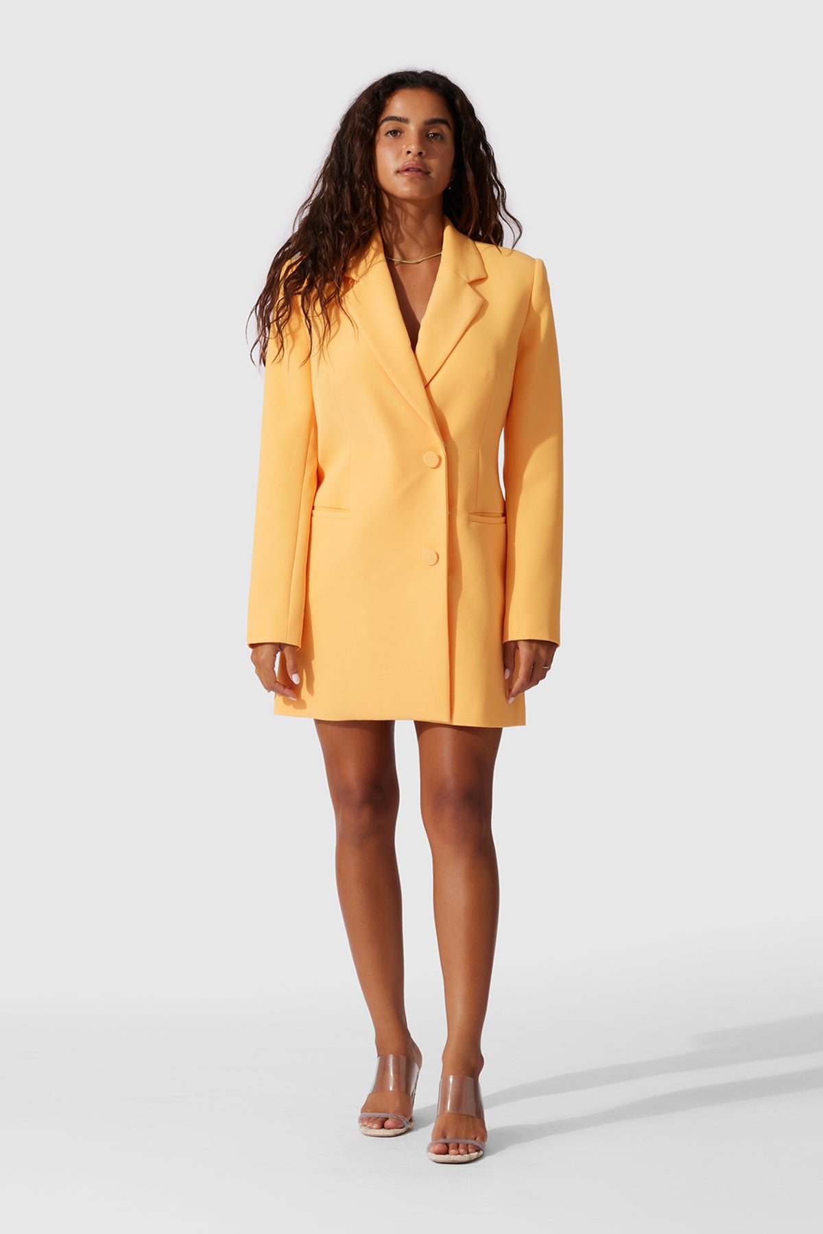 Mustard 2024 blazer dress