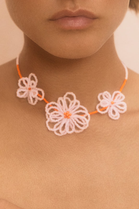 Loula Flower Necklace - Floss