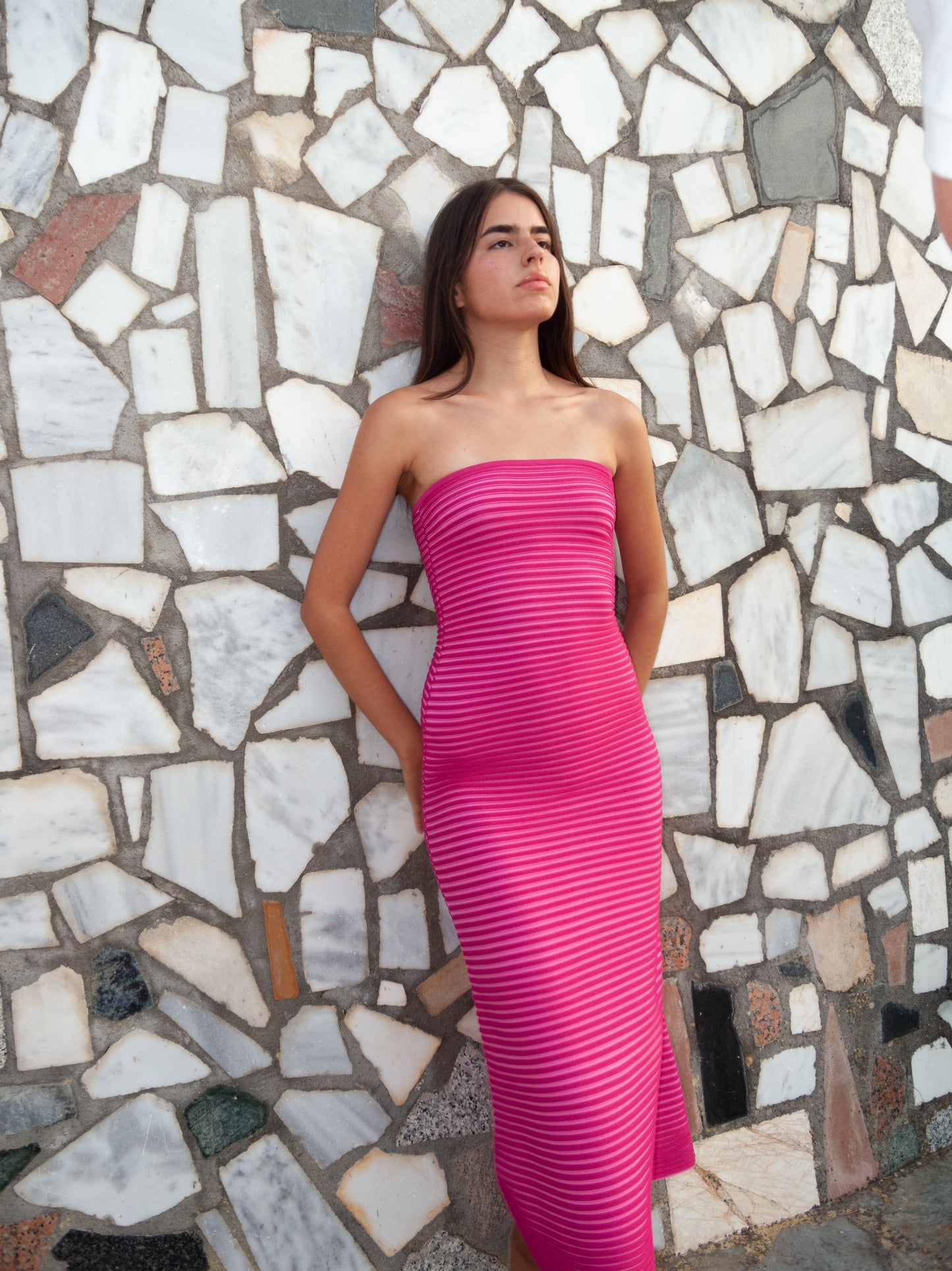 Sunmor Knit Maxi Dress - Candy