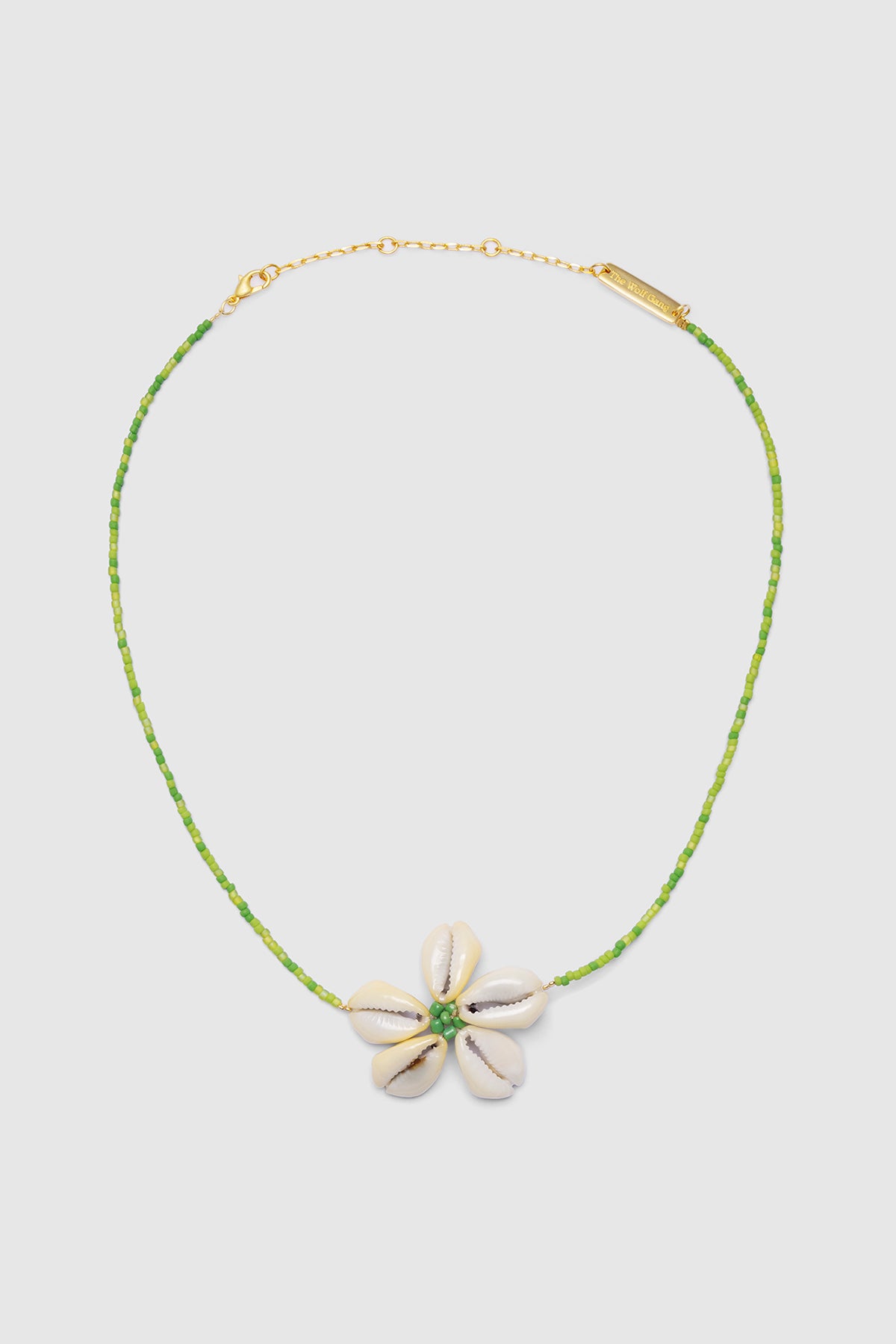 Flores Necklace - Lime