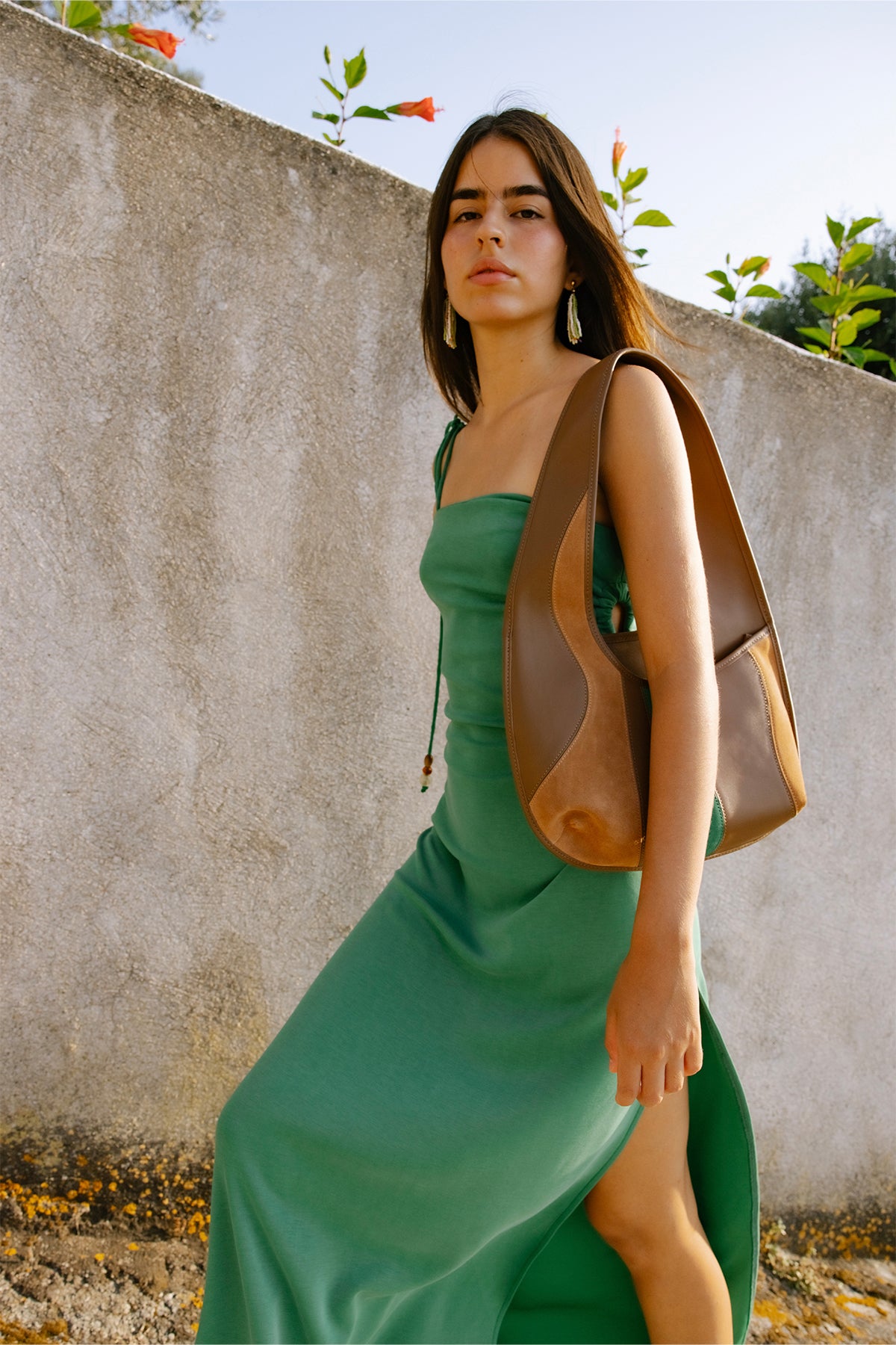 Eos Midi Dress - Emerald