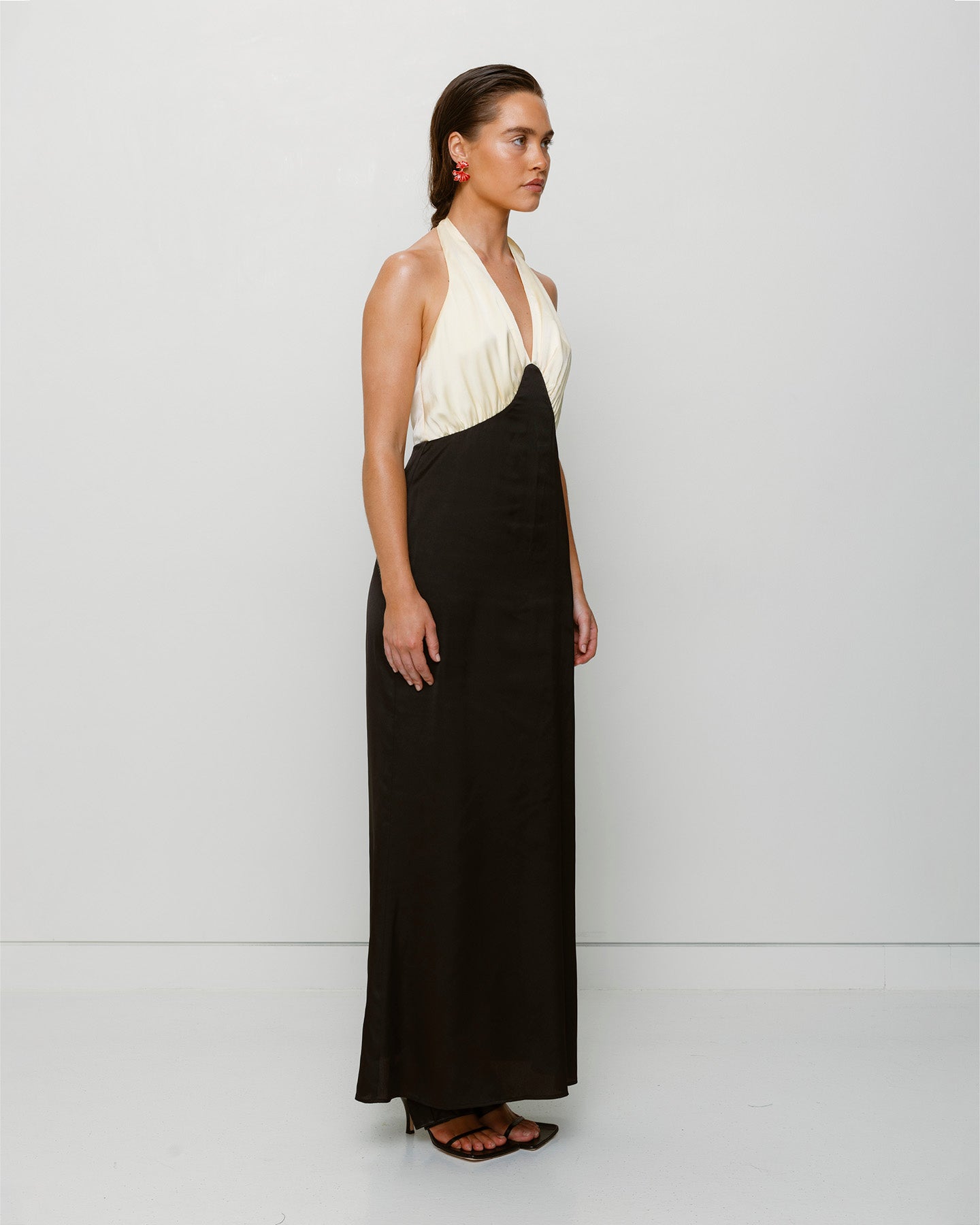 Oahu Slip Dress - Noir