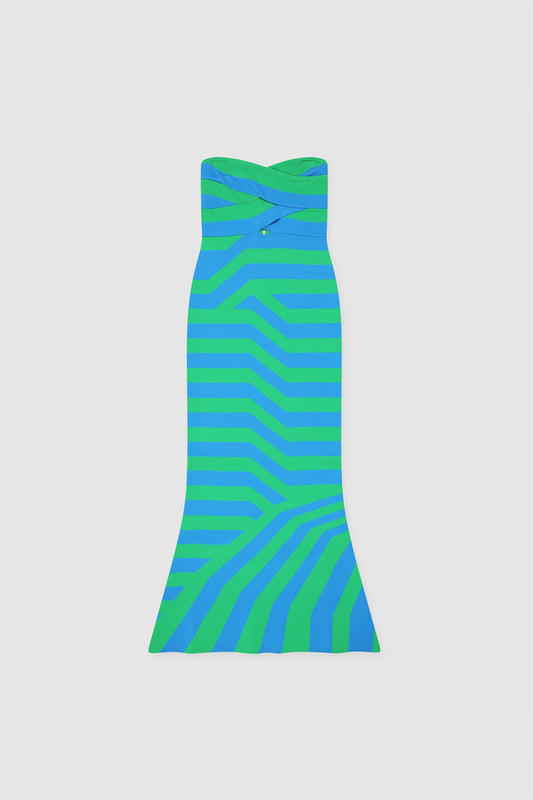 Aude Maxi Dress - Aqua