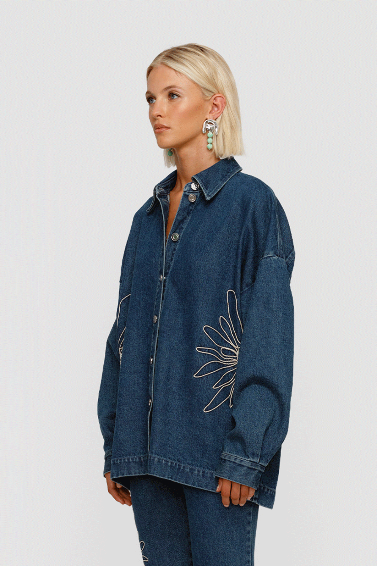 Amana Denim Shirt - Bluestone
