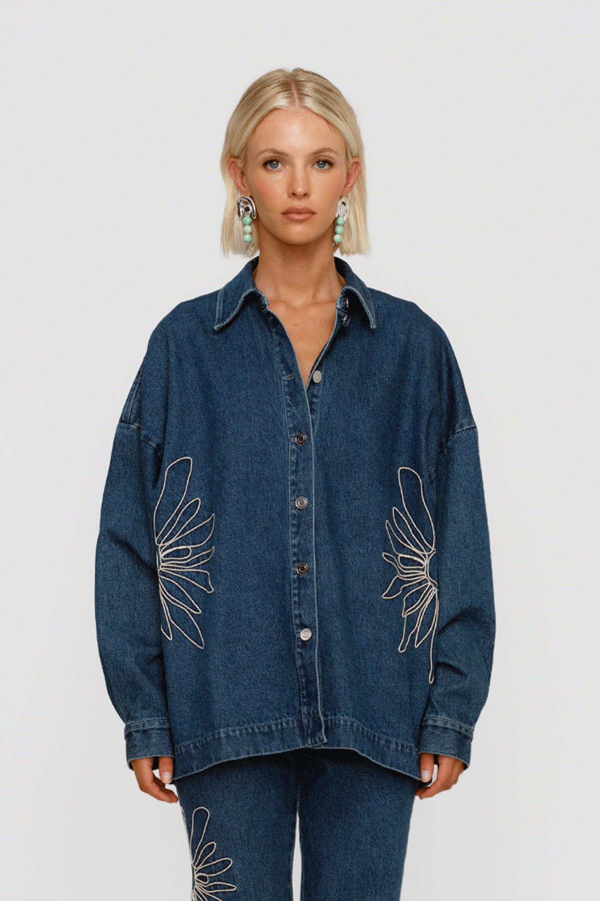 Amana Denim Shirt - Bluestone
