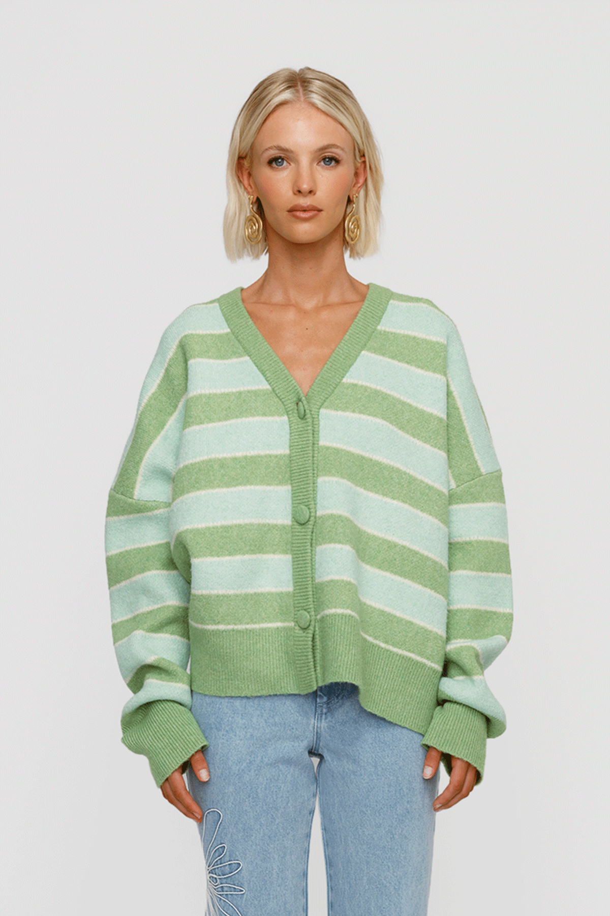Nyra Cardigan - Lime