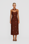Romy Maxi Dress - Chocolate