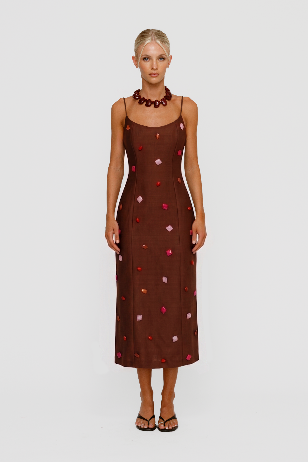 Romy Maxi Dress - Chocolate