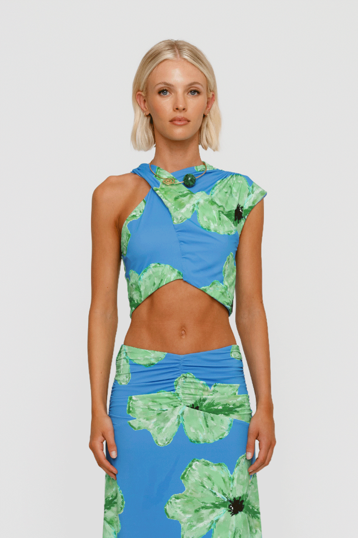 Veda Top - Cornflower