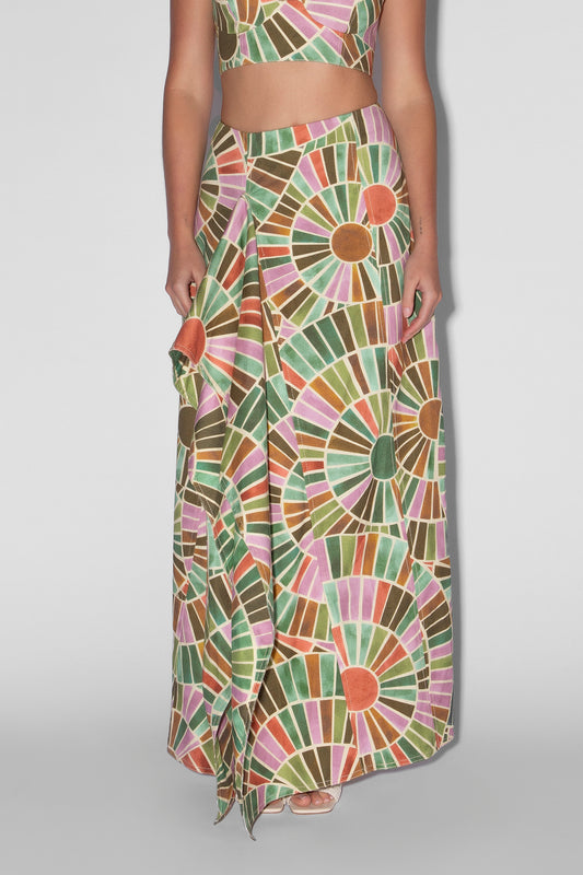 Samba Midi Skirt - Kaleidoscope