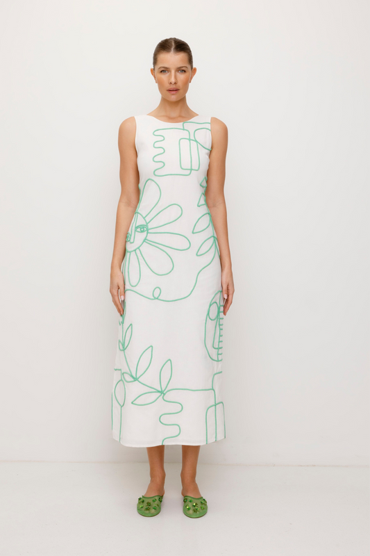 Luna Maxi Dress - Ivory