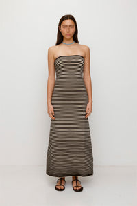 Sunmor Knit Maxi Dress - Noir