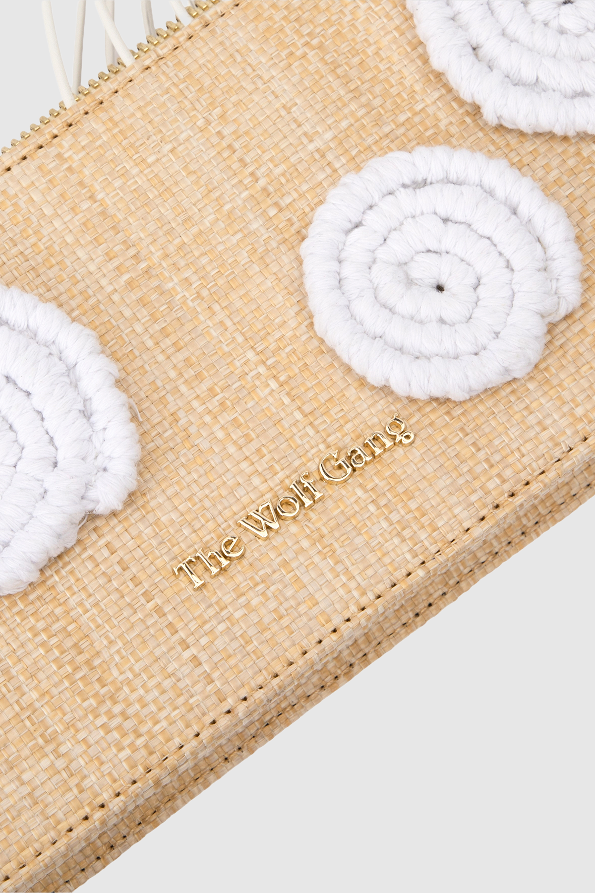 Thea Applique Shoulder Bag - Ivory