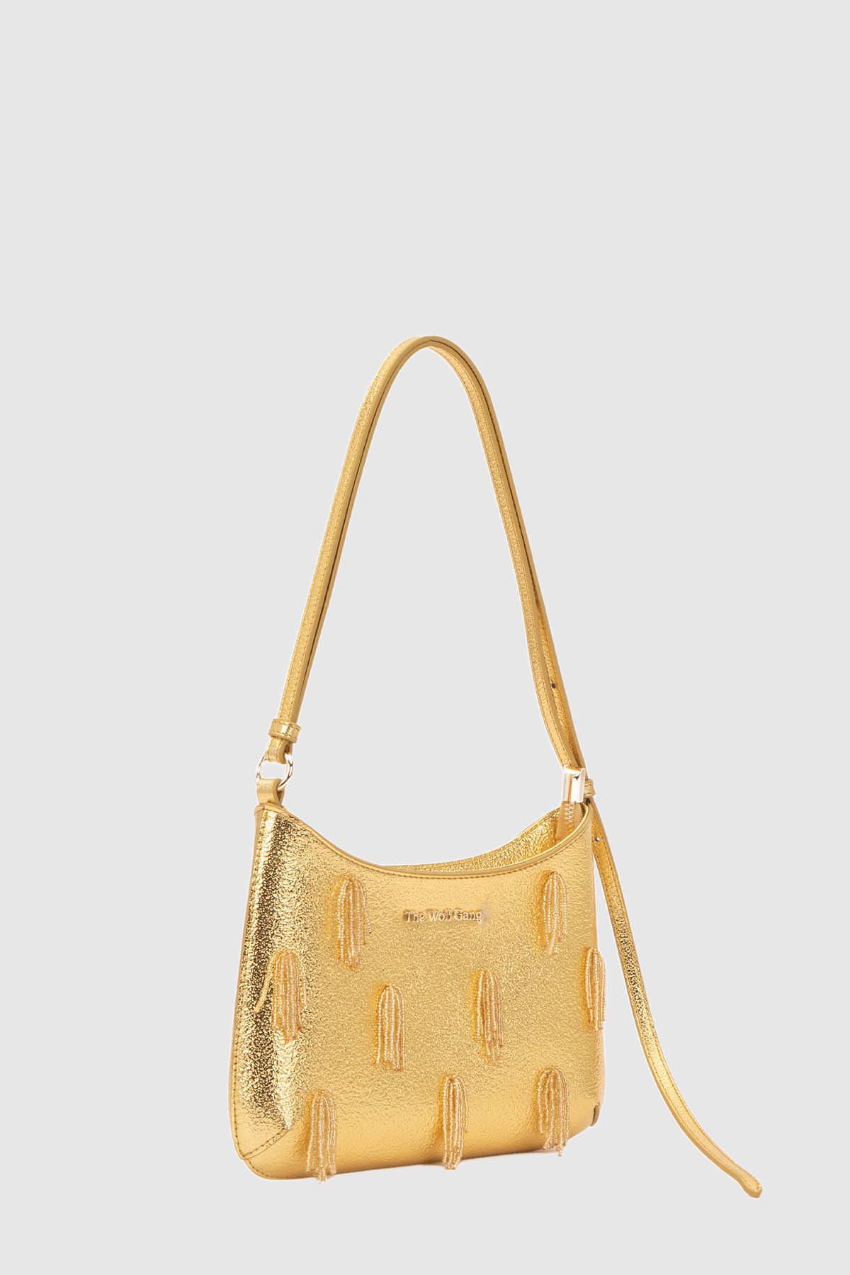 Miladia Shoulder Bag - Gold Metallic