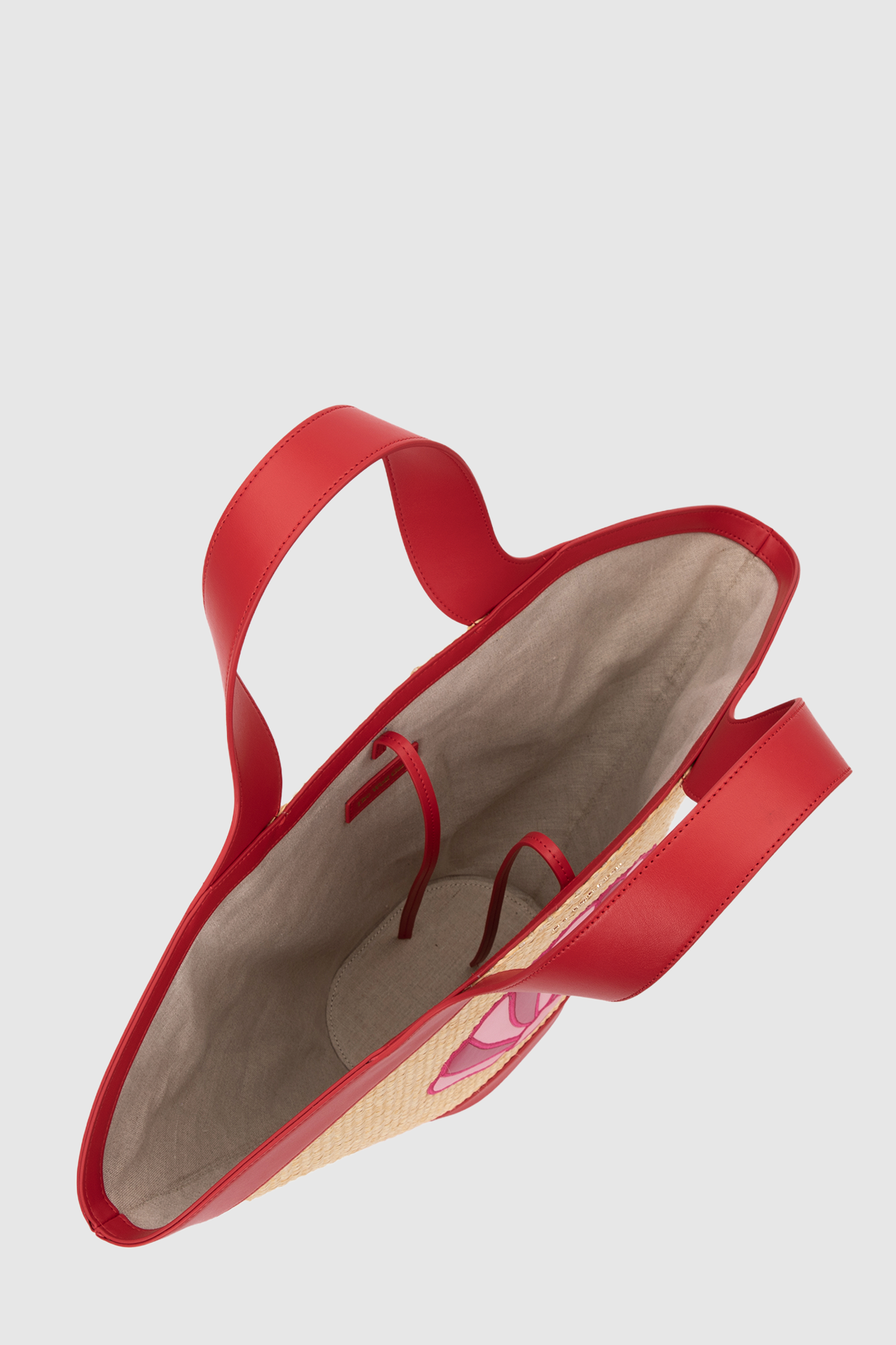 Kiki Tote - Natural/Cherry