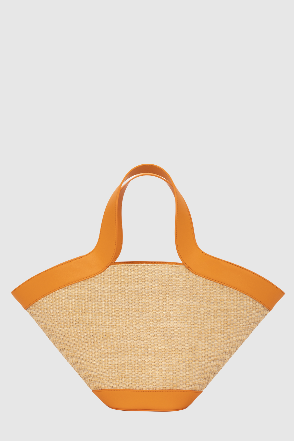 Kiki Tote - Natural/Tangerine