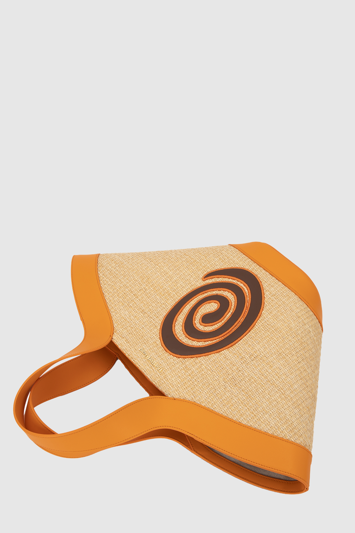 Kiki Tote - Natural/Tangerine