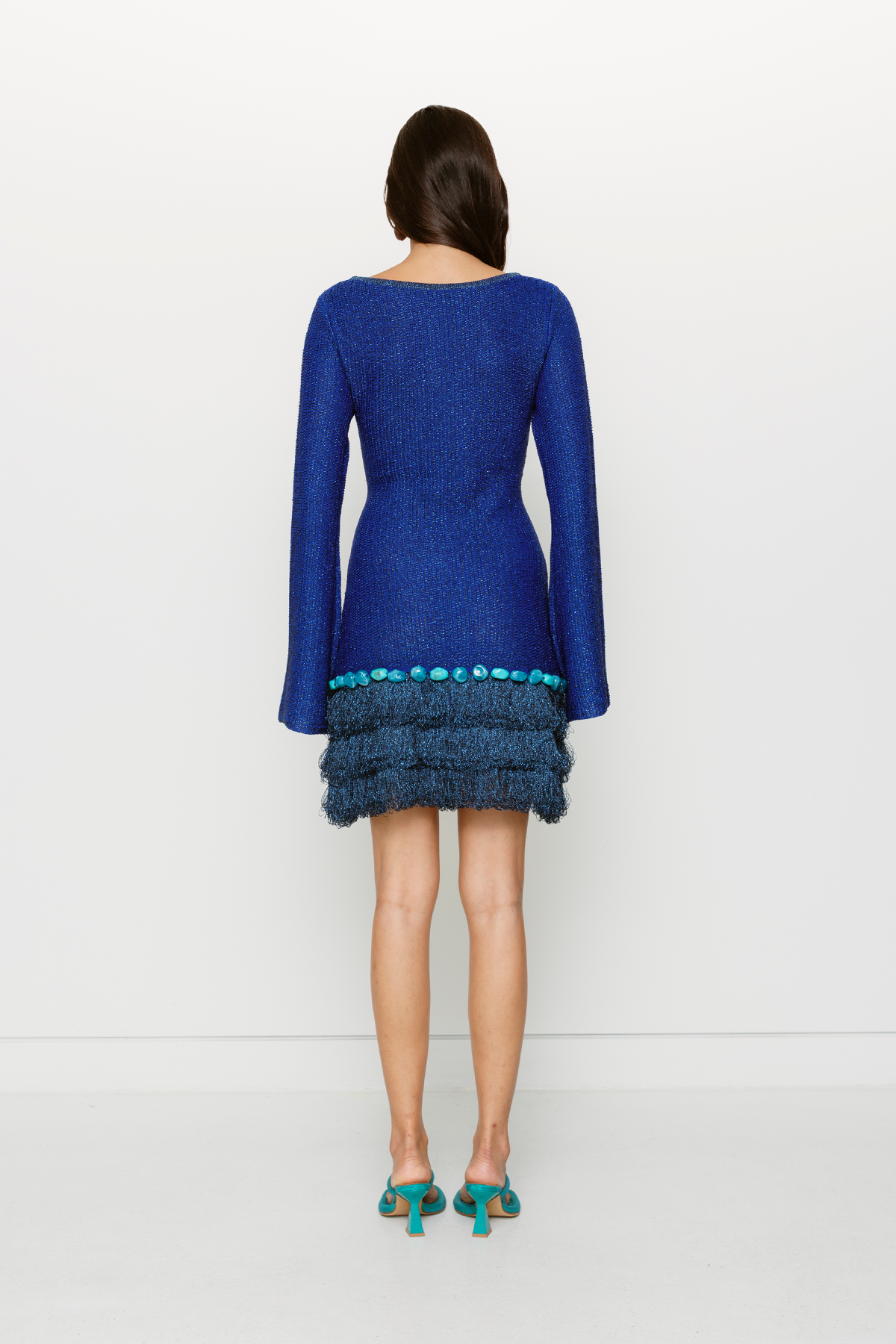 Casilda Mini Dress - Cornflower