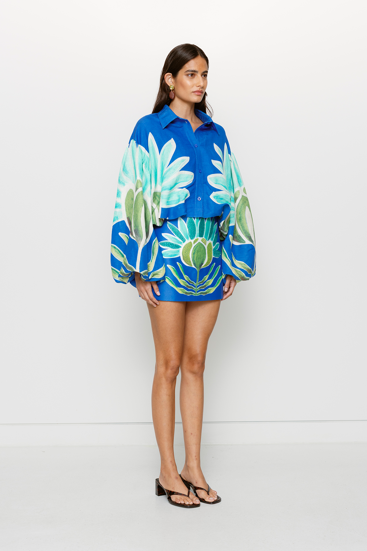 Concha Bubble Shirt - Fern