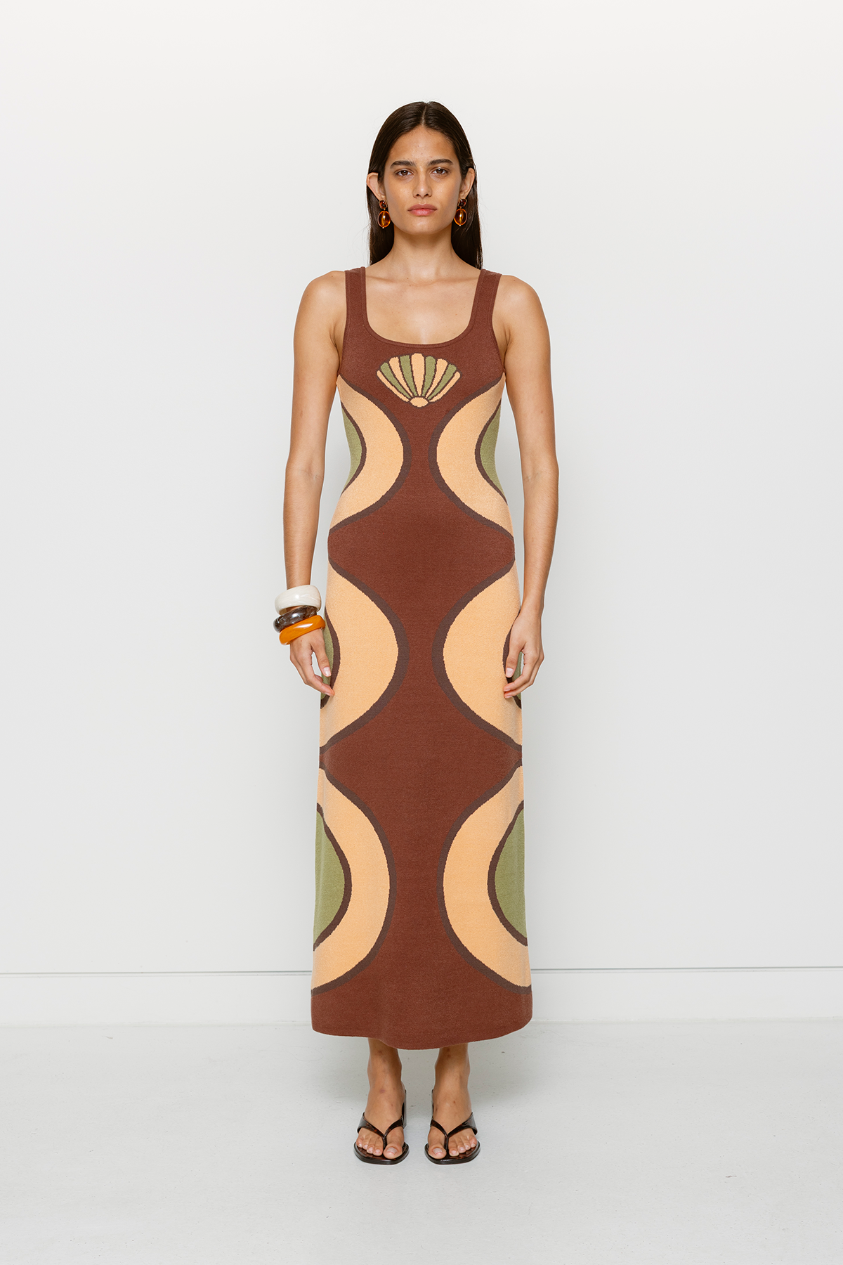 Product: Concha Knit Maxi Dress