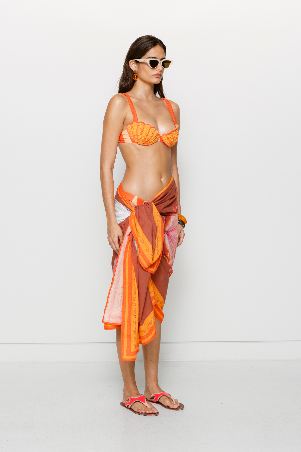 Concha Sarong - Chocolate