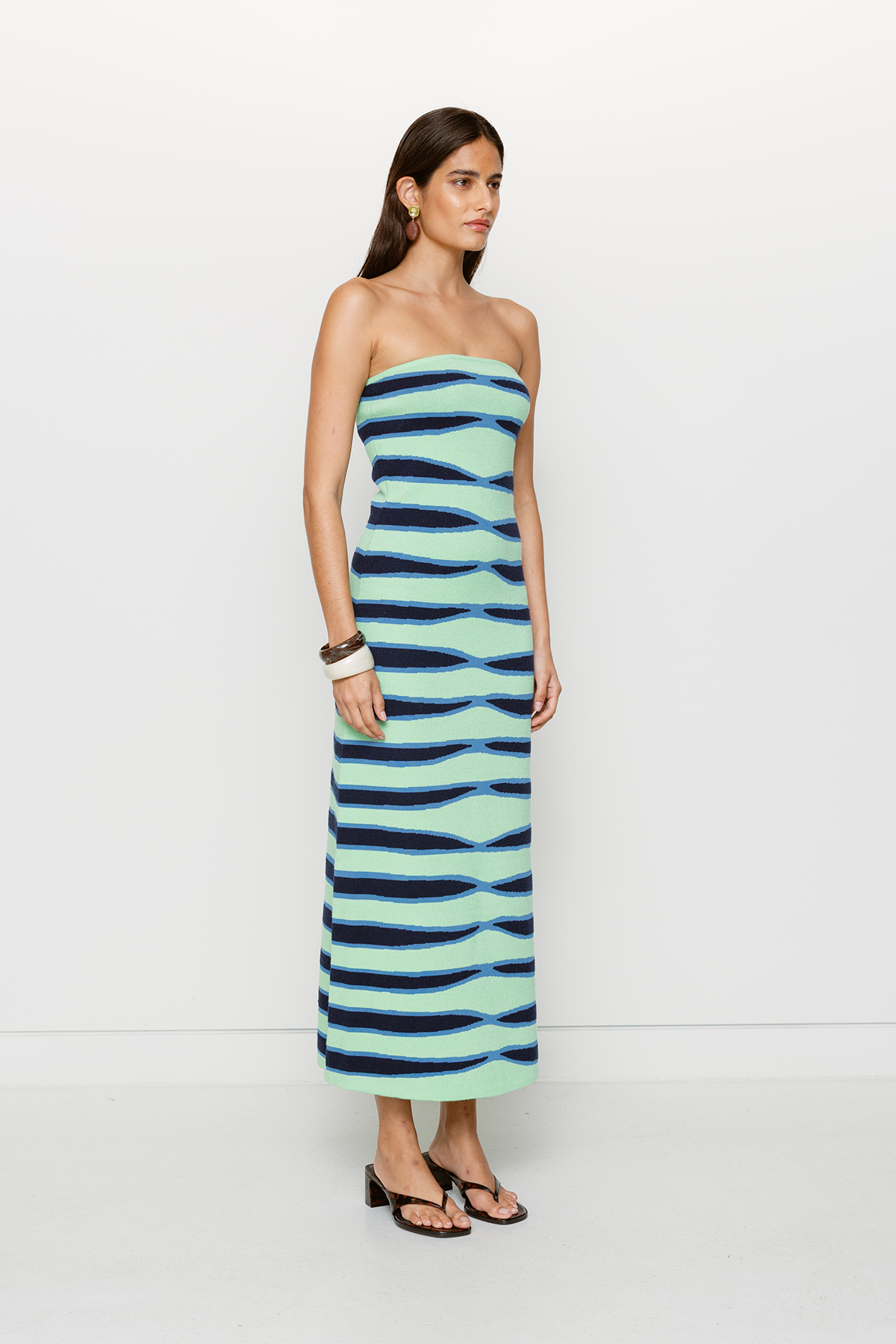 Kazia Maxi Dress - Aquamarine