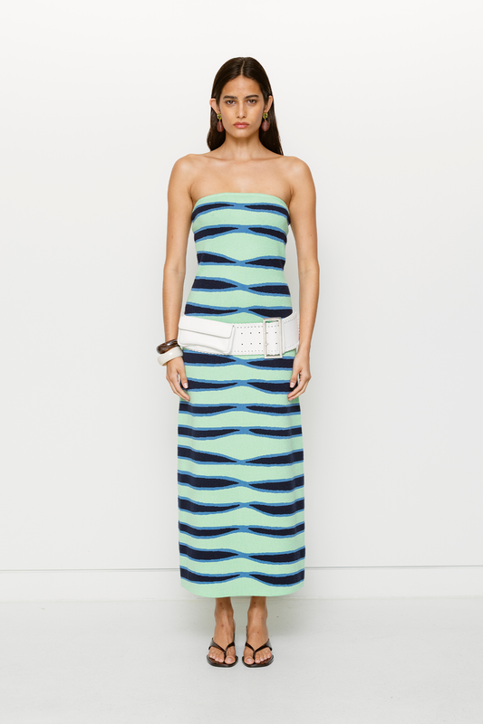 Kazia Maxi Dress - Aquamarine