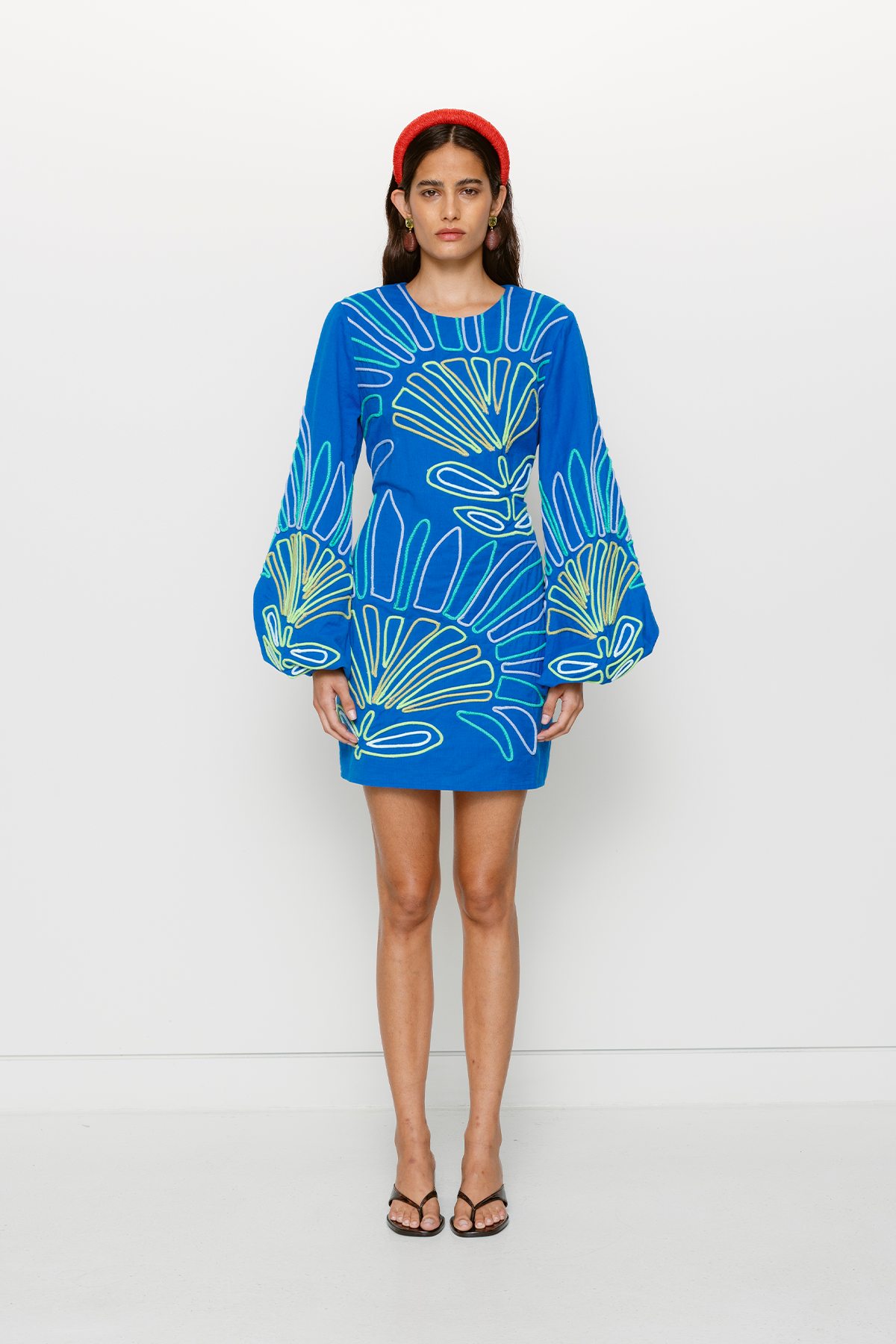 Luna Mini Dress - Fern