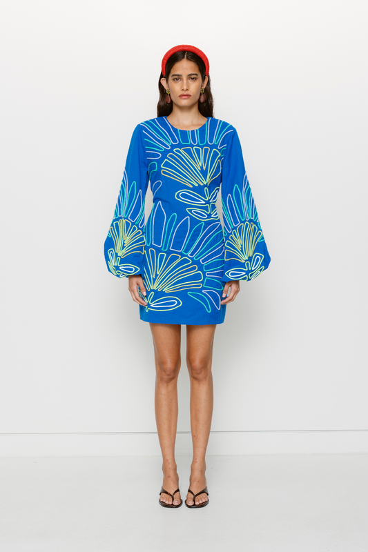 Luna Mini Dress - Fern