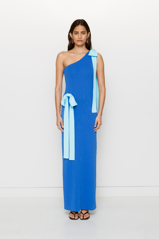 Tacha Maxi Dress - Aquamarine