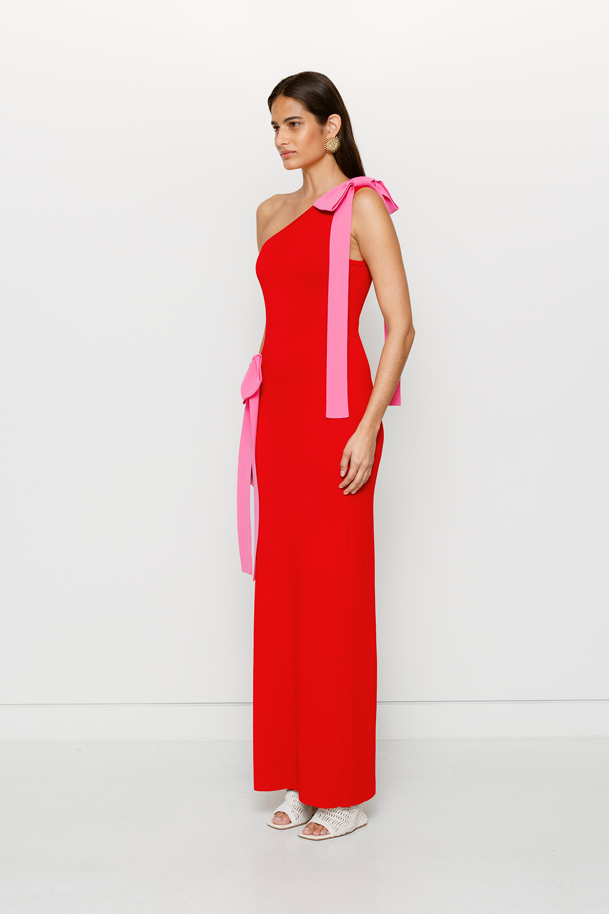 Tacha Maxi Dress - Cherry