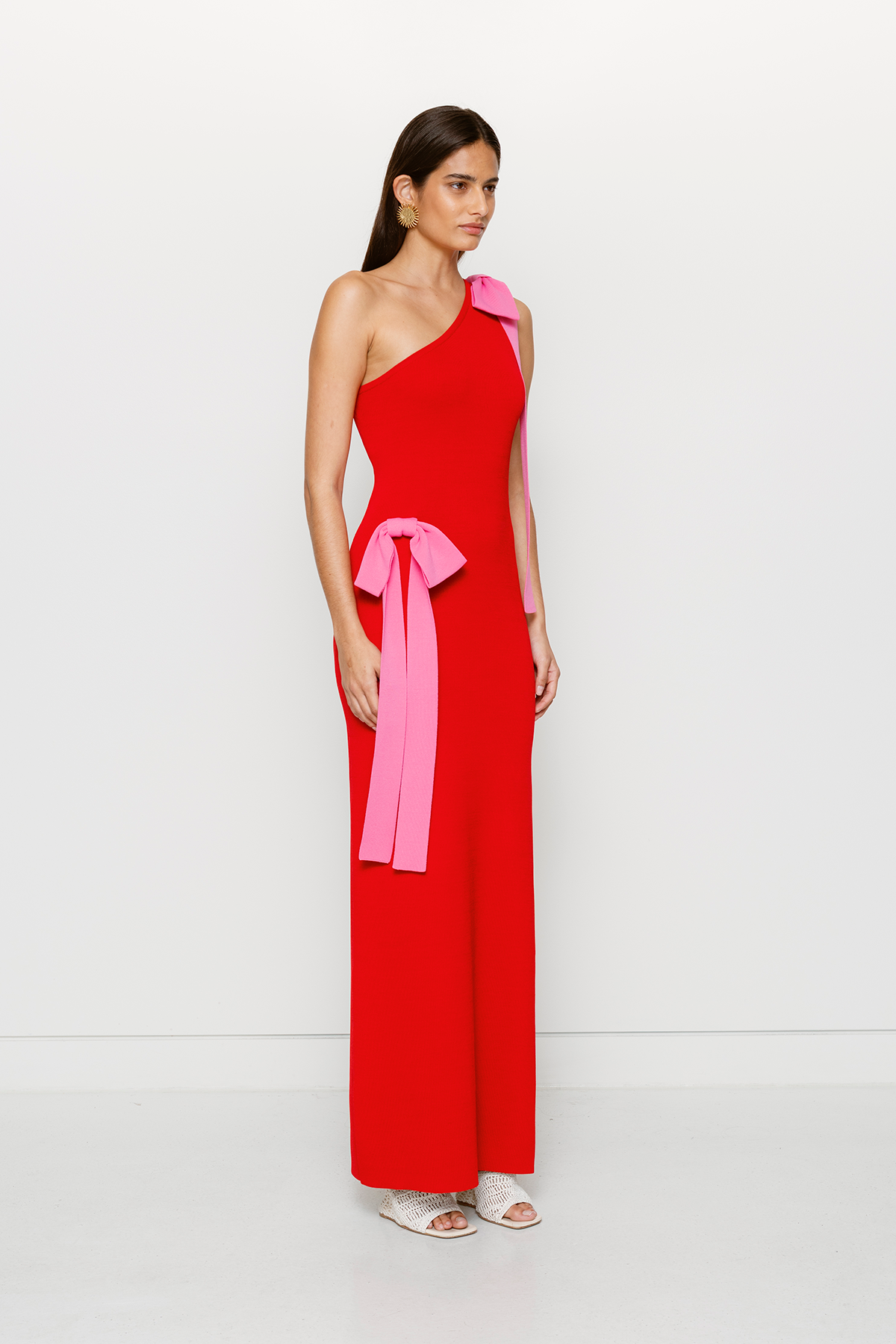 Tacha Maxi Dress - Cherry