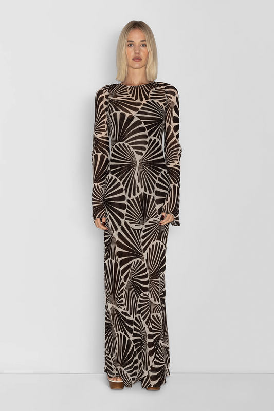 Lottie Maxi Dress - Coco Shell