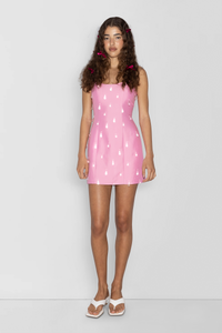 Luvia Beaded Mini Dress - Floss