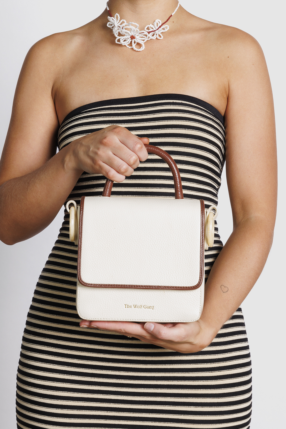 Layla Mini Box Bag - Ivory