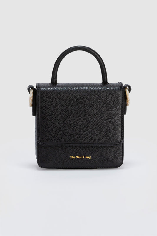 Layla Mini Box Bag - Noir