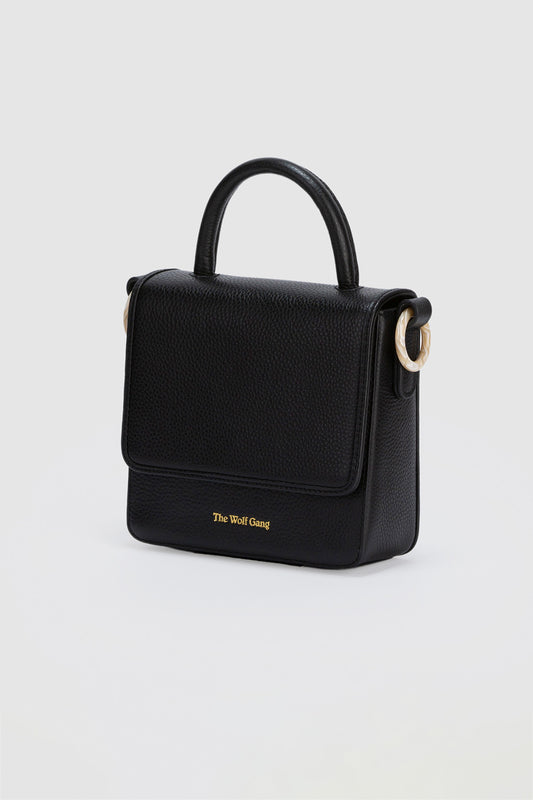 Layla Mini Box Bag - Noir