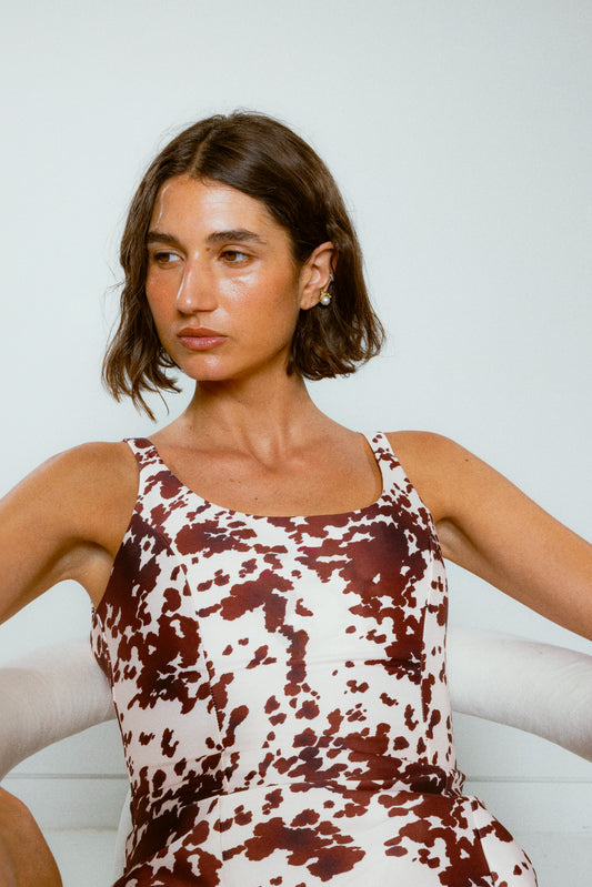 La Vaca Mini Dress - Mottle