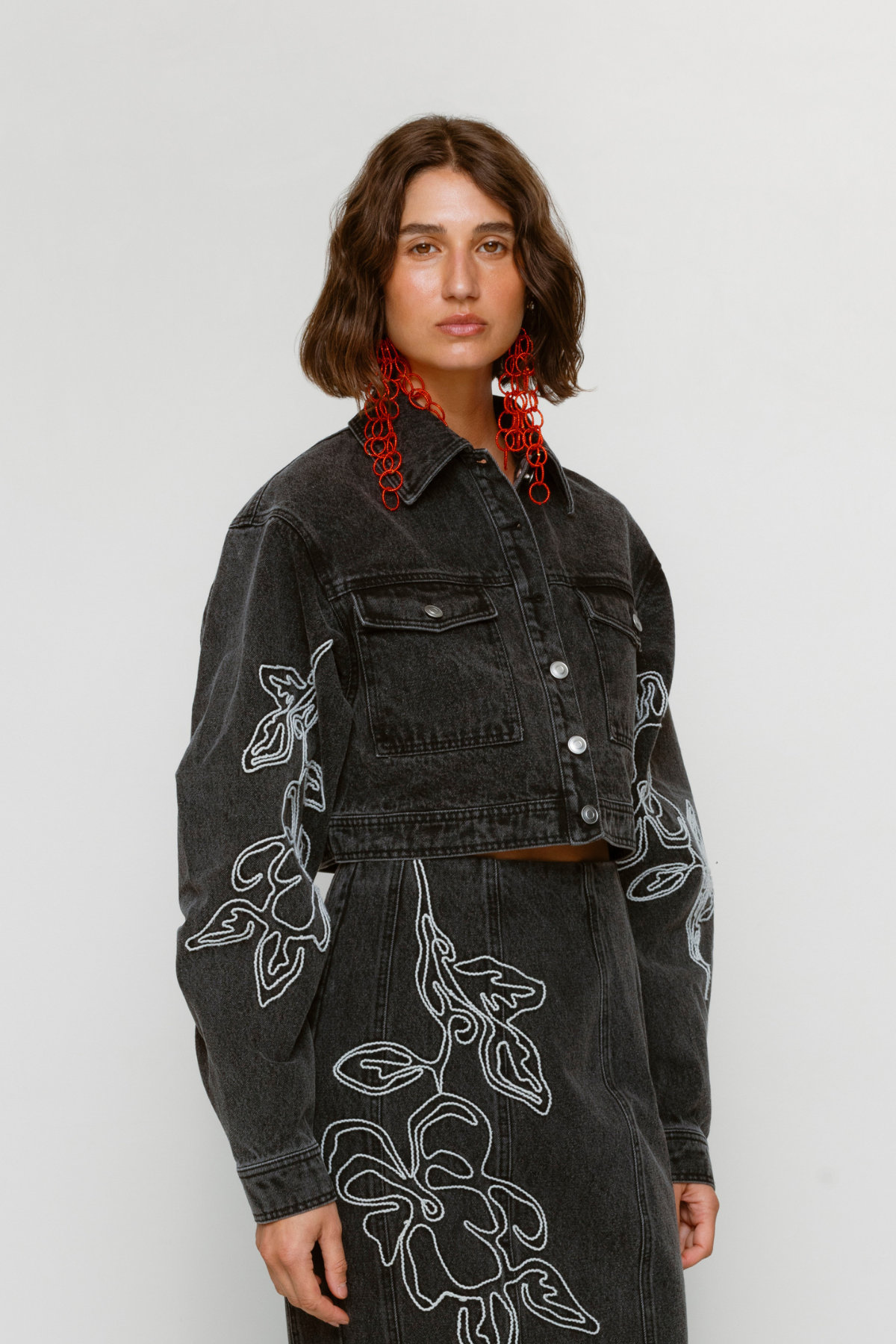 Franka Denim Jacket - Ash