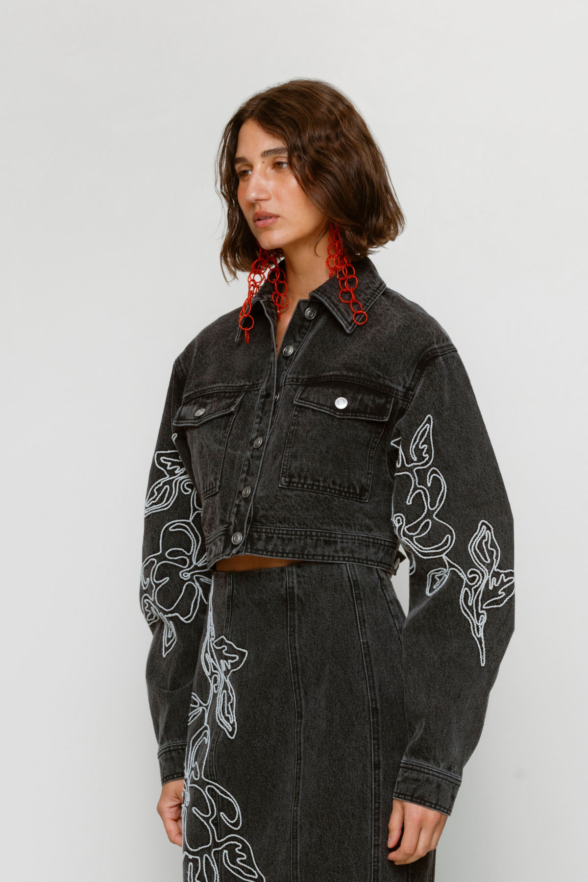 Franka Denim Jacket - Ash