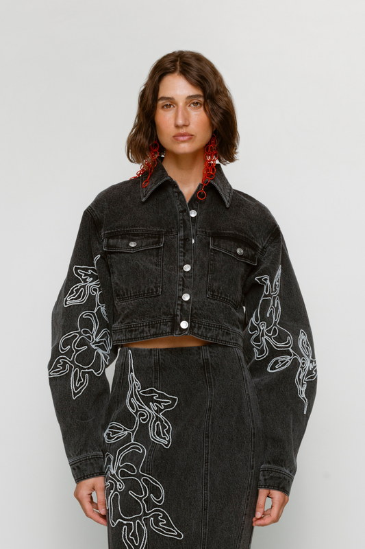 Franka Denim Jacket - Ash