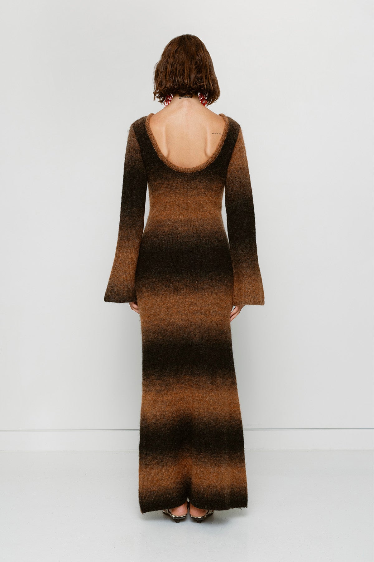 Soraya Knit Maxi Dress - Chocolate