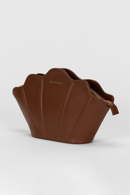 Suri Shell Bag - Cocoa