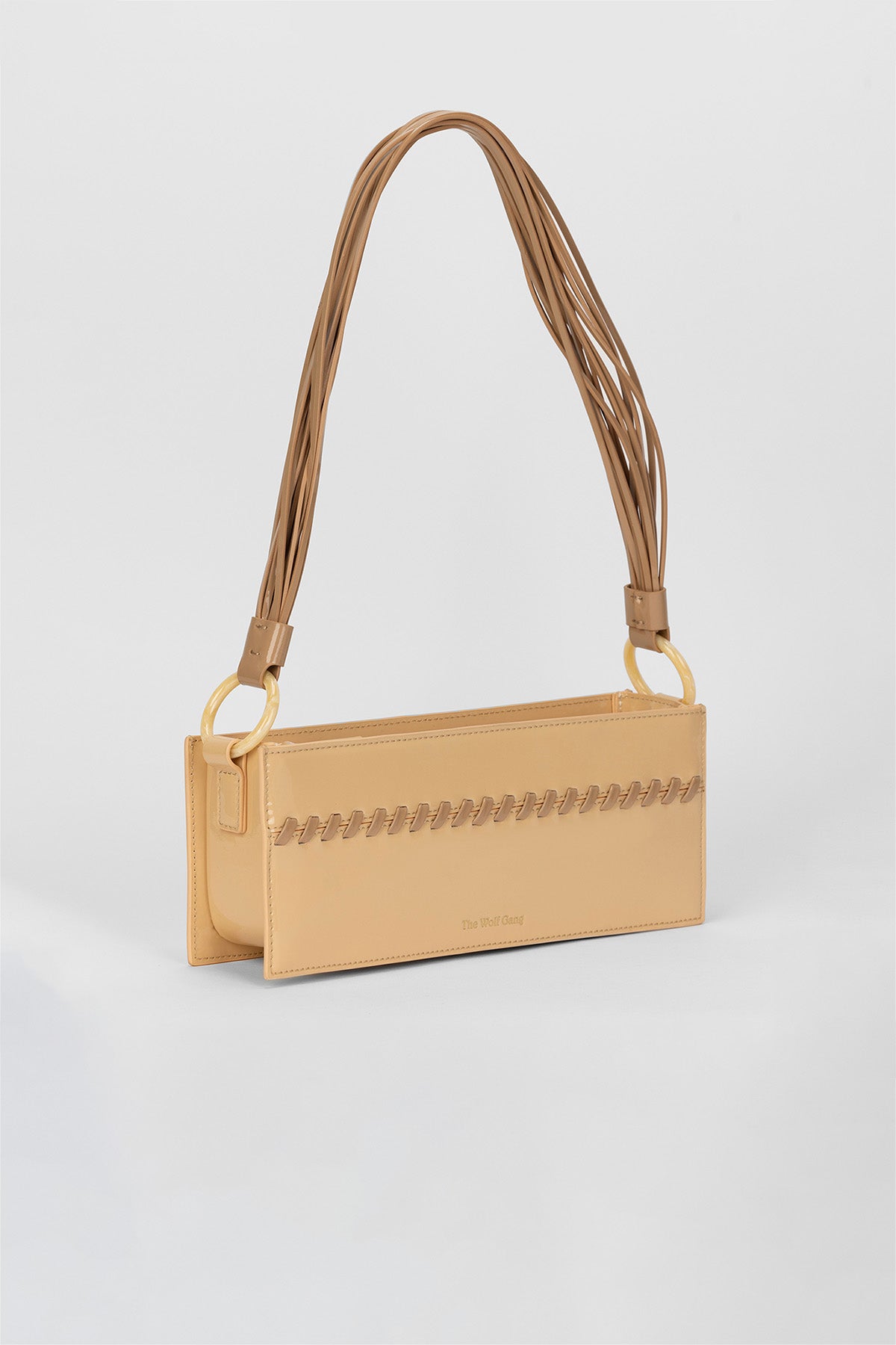 Ida Whipstitch Shoulder Bag - Sand