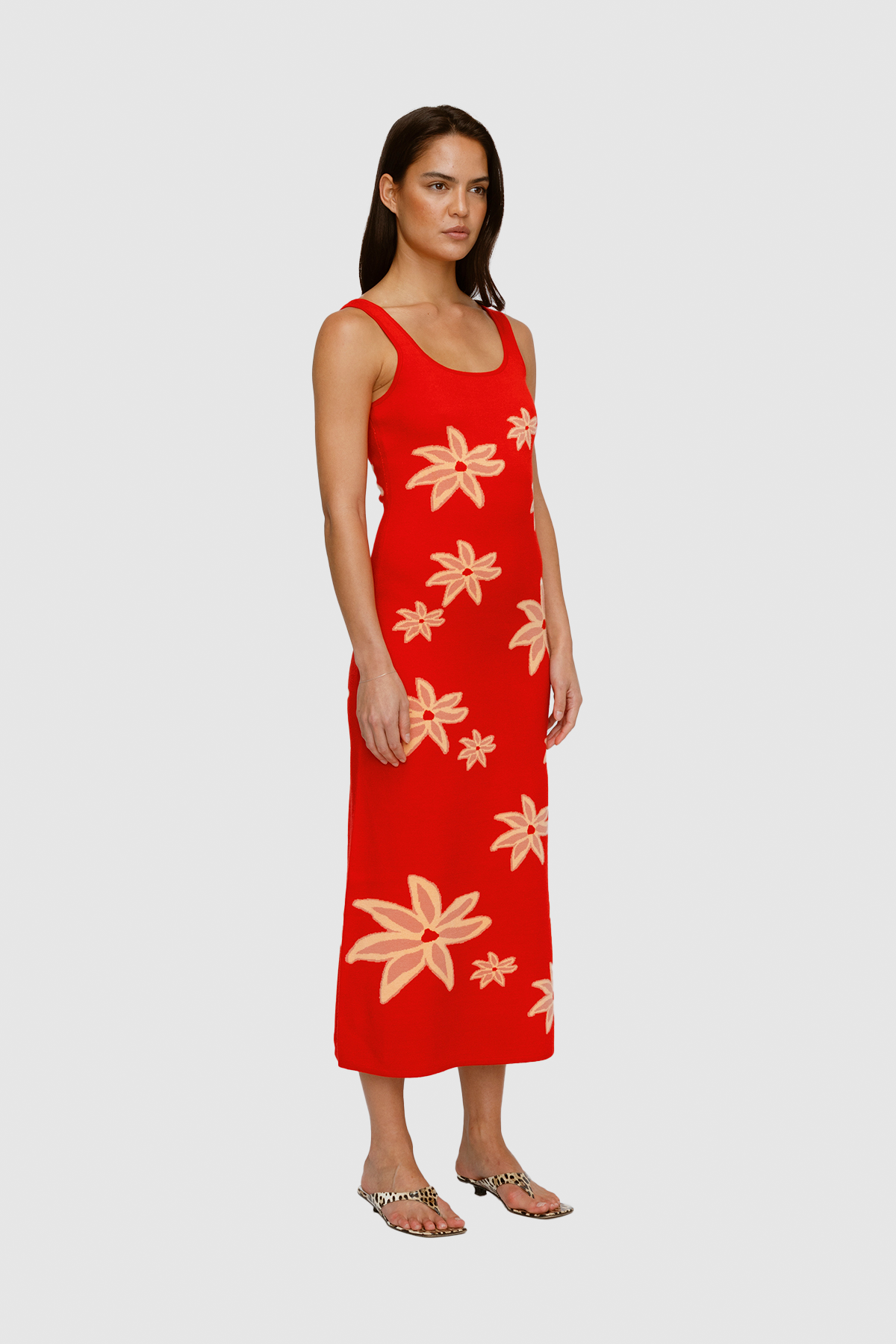 Aggie Maxi Dress - Rojo