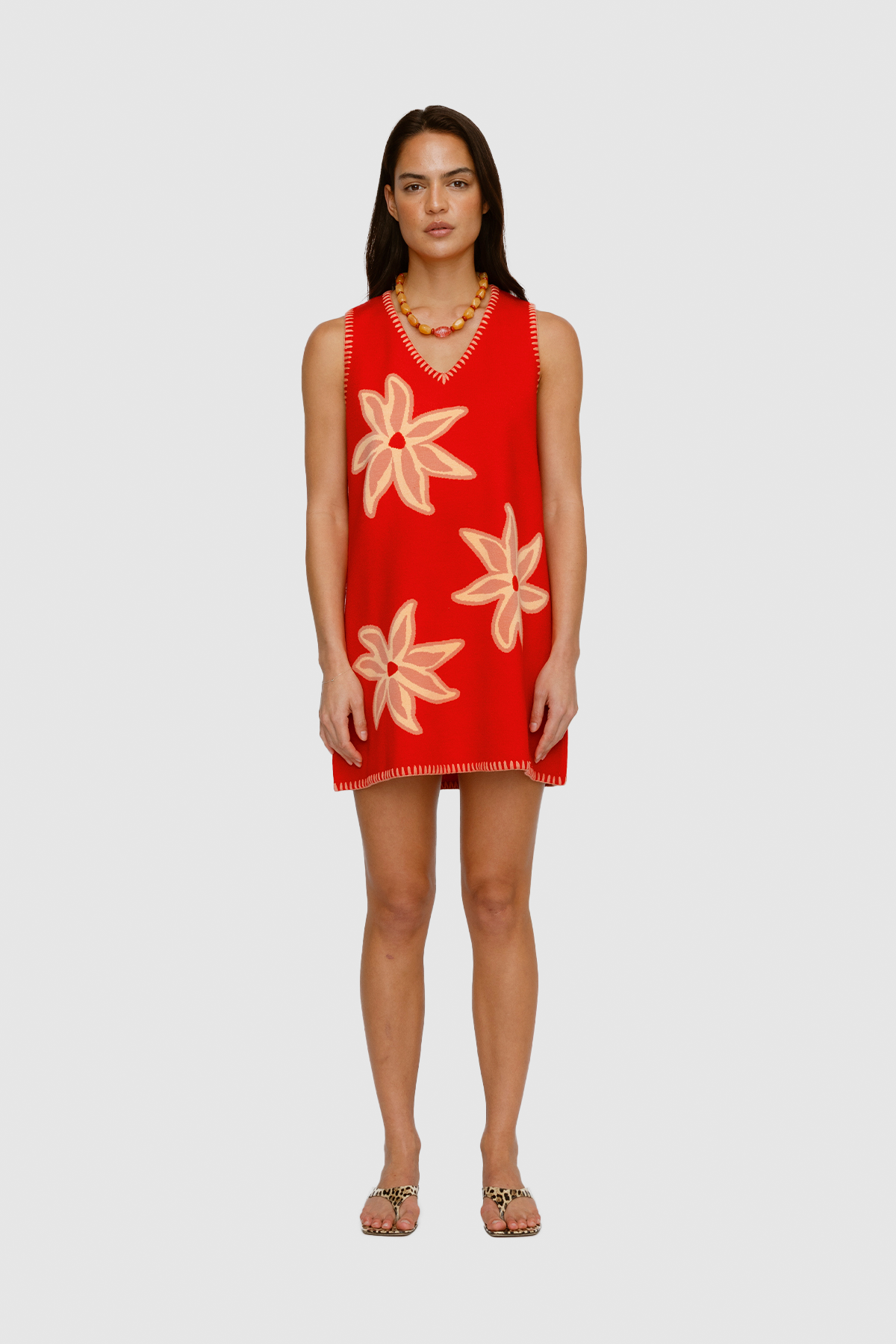 Aggie Mini Dress - Rojo