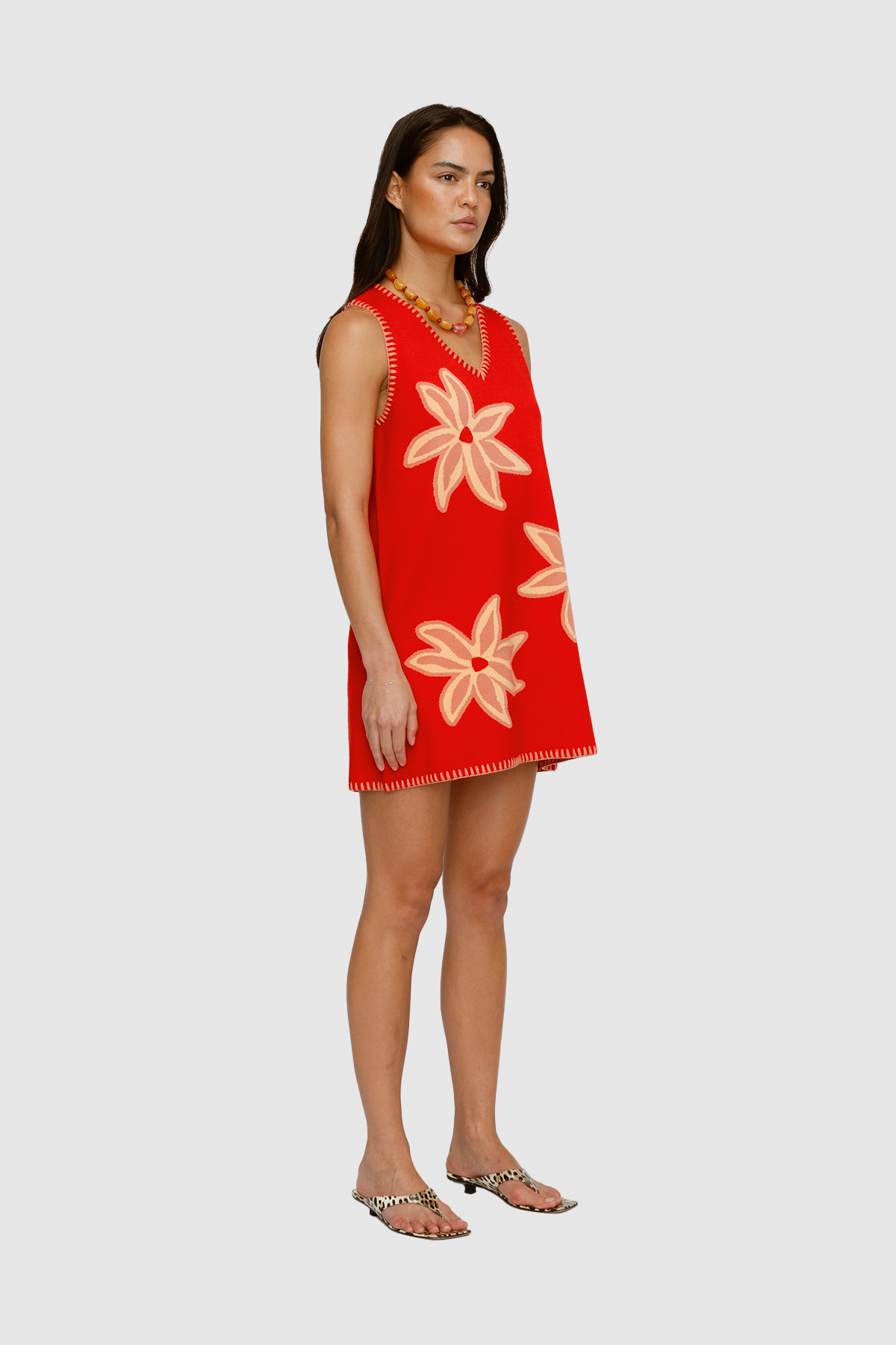 Aggie Mini Dress - Rojo